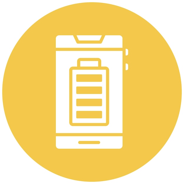 Battery Full Vector Illustration Style
