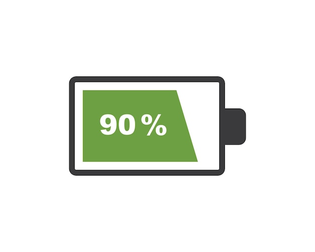 battery icon logo illustration vector