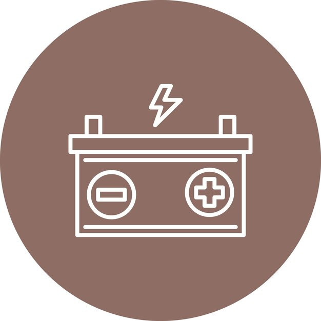 Battery icon vector image Can be used for Engineering