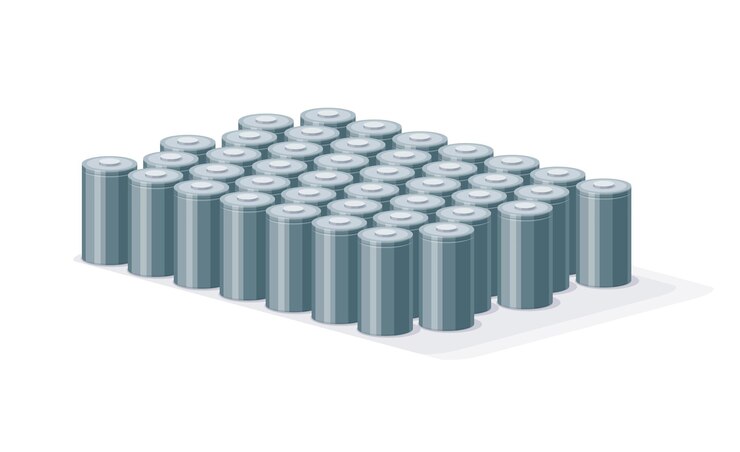 Vektor battery module cell pack with type 4680 tabless cells