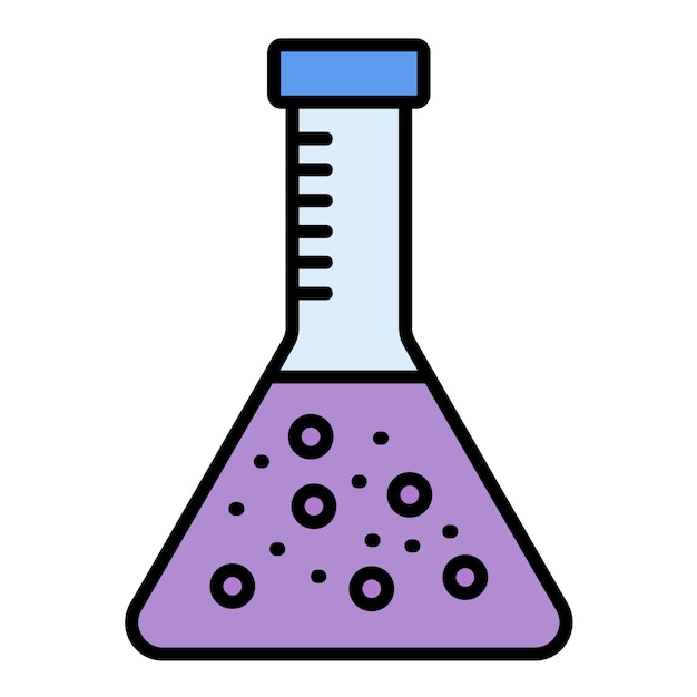 Beaker Flat Illustration