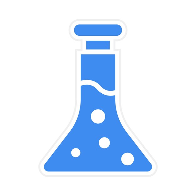 beaker icon vector image can be used for science