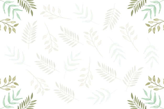 Beautiful Background With Leaves