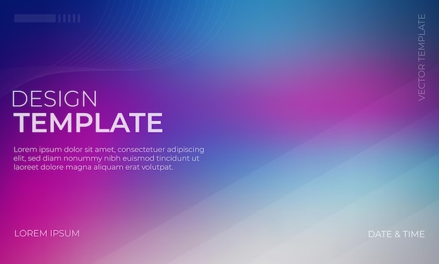 Beautiful Blue Gray Magenta Gradient Background