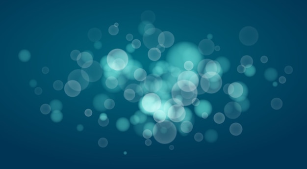 Beautiful bokeh blurred lights vector abstract background with defocused transparent lights effect.