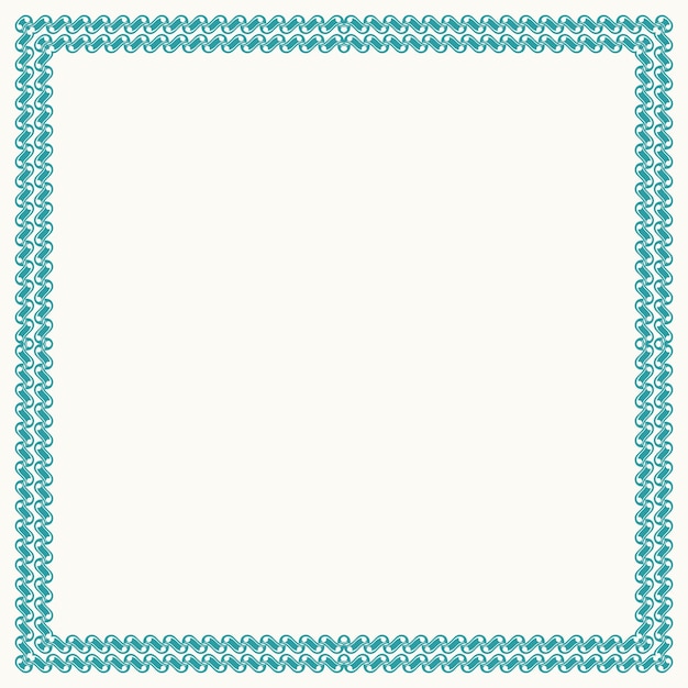 Beautiful carvings in a square frame
