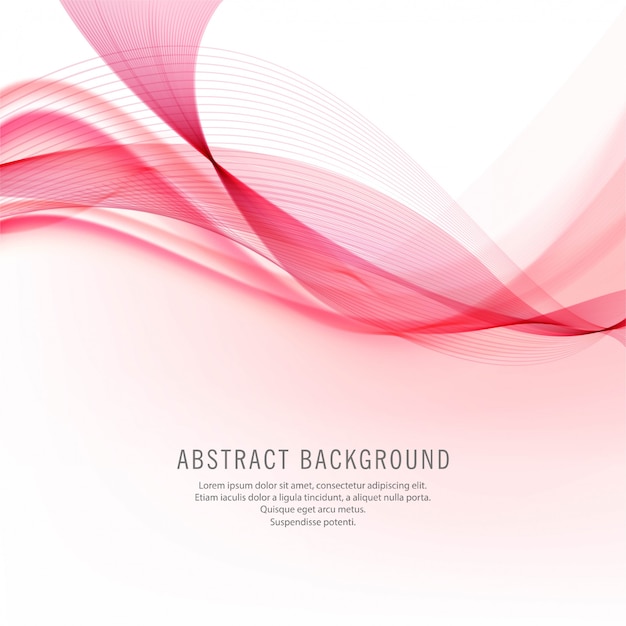 Beautiful colorful stylish wave background