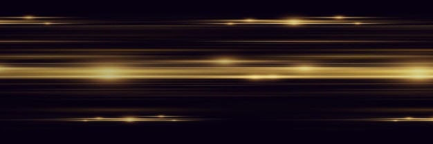 Beautiful flashes of light on a dark background