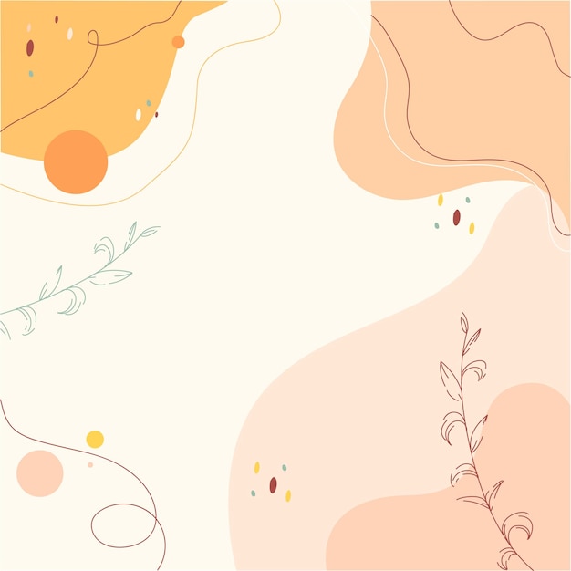 Beautiful leaves with pastel background
