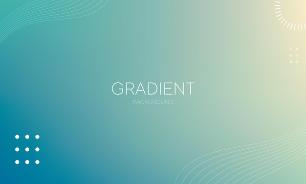 Beautiful summer gradient background vector in blue
