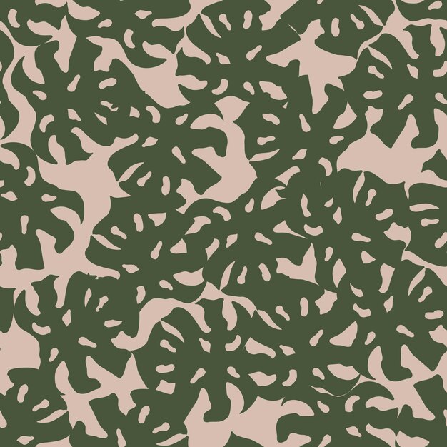 Beautifull tropical leaves branch  seamless pattern design. Tropical leaves, monstera leaf seamless