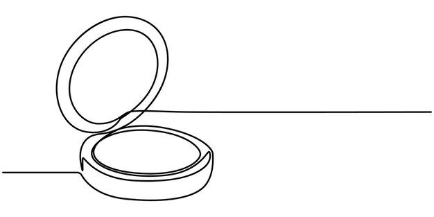 beauty and cosmetics thin line vector icon design is editable and color can be changed continuous