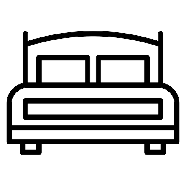 Bed icon vector image Can be used for Nursing Home
