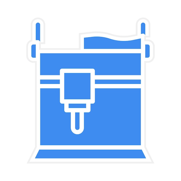 bed leveling icon vector image can be used for additive maufacturing
