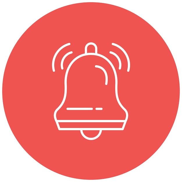 bell icon vector image can be used for user interface