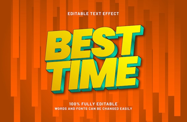 best time editable text effect in race and speed text style