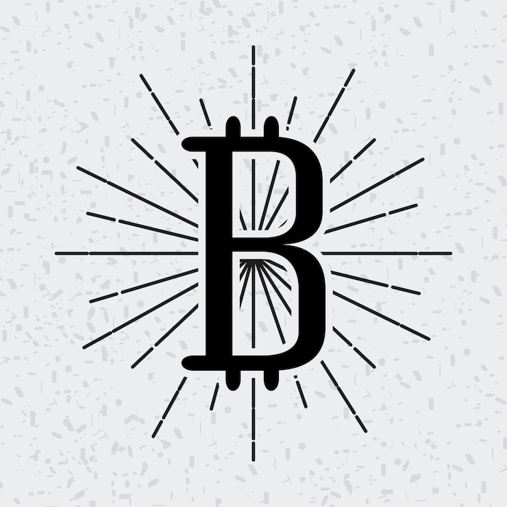 Vektör beyaz arka plan üzerinde bitcoin ikonu. vektör çizimi