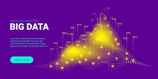 big data background artificial intelligence concept