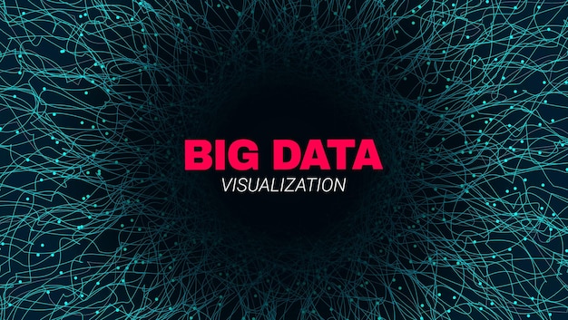 Big data circular visualization
