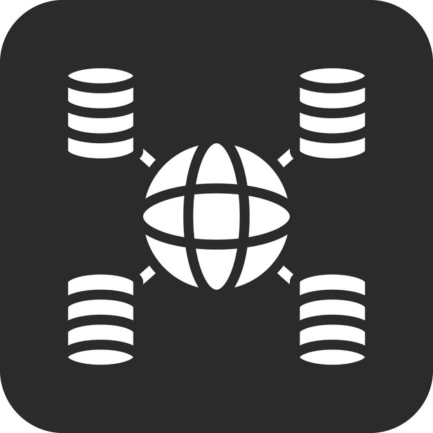 big data vector icon illustration of coding and development iconset