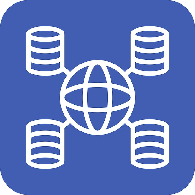 big data vector icon illustration of coding and development iconset