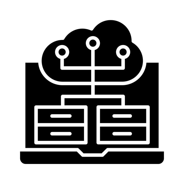 Big Data Vector Illustration Style