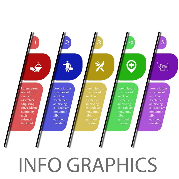 Vektör bilgi grafiği tasarımı