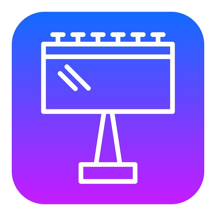 Vektör billboard vector icons