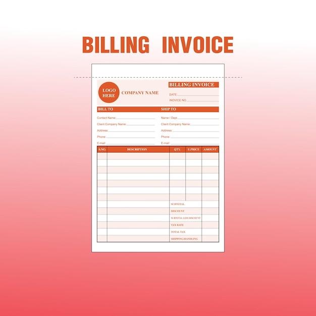 billing invoice books multiple colors a5 size ready for print template