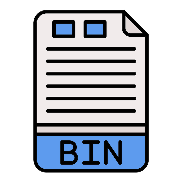 BIN Flat Illustration