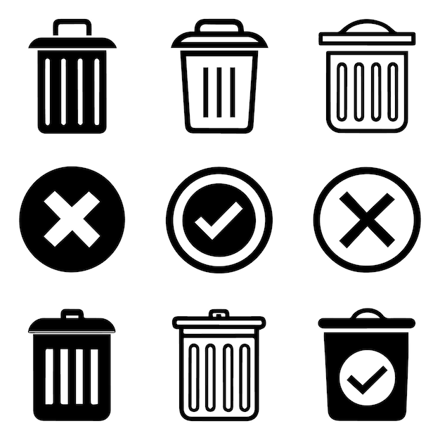 bin icon settrash icons settrash can open iconoffice trash icon trash bindelete symbol flat sty