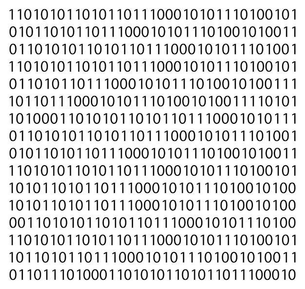 Binary code seamless vector background