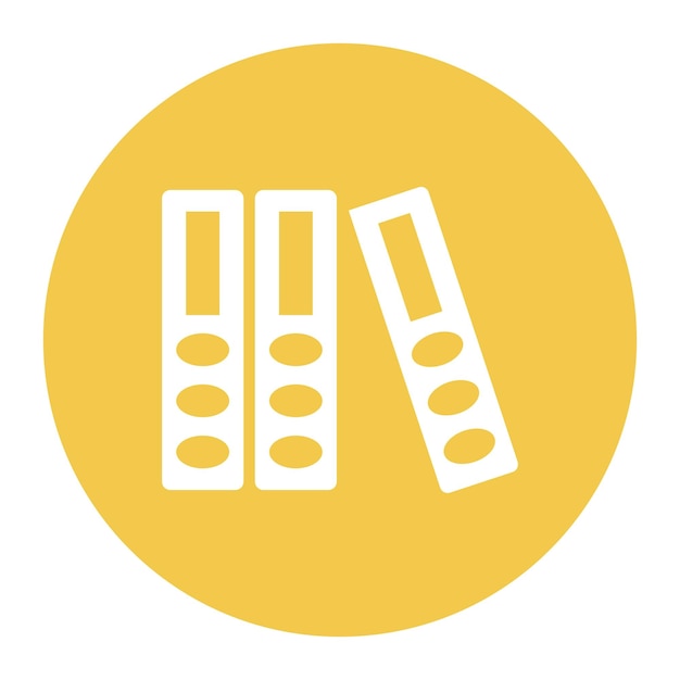 Binders Folder icon vector image Can be used for Documents And Files