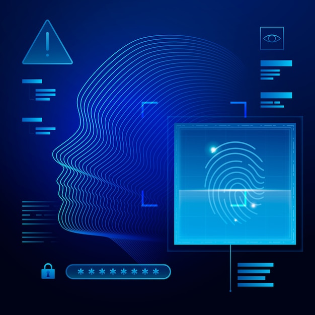 Biometric security scan system
