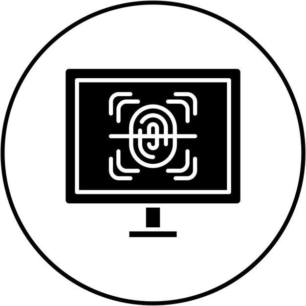Biometrics icon vector image Can be used for Artificial Intelligence