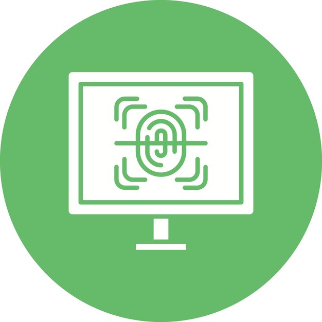 Biometrics icon vector image Can be used for Artificial Intelligence