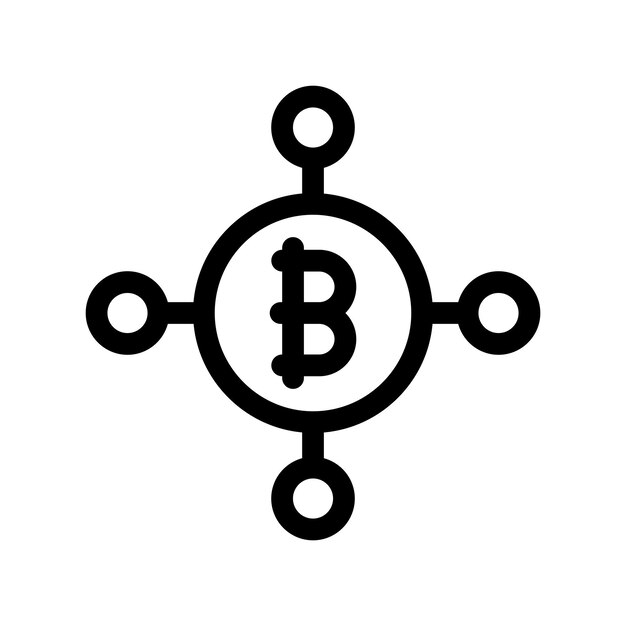 Bitcoin Block chain Icon