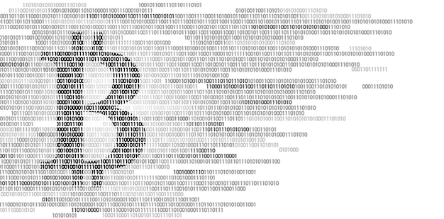 Bitcoin digital kryptovaluta tegn binær kode nummer, Big data