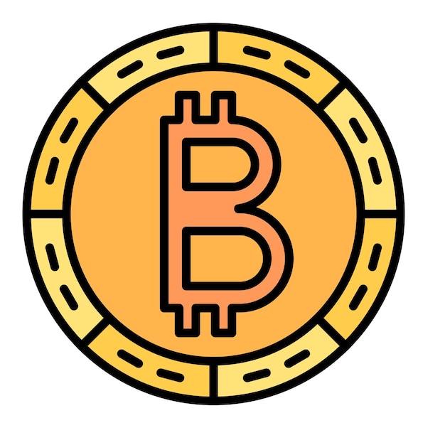 Bitcoin Flat Illustration