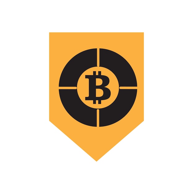 Bitcoin icon vector illustration design