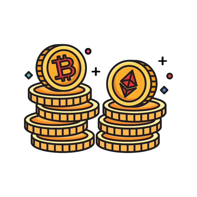 Bitcoin Stack Icon