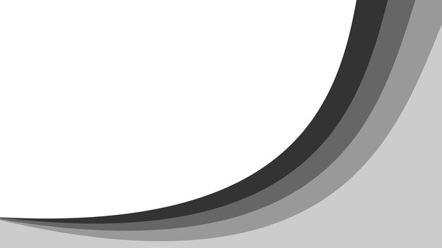Black abstract gradient background wallpaper design vector image with curve line for backdrop or pre