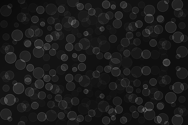 black and grey blitter texture vector bokeh background magical backdrop geometric circular background