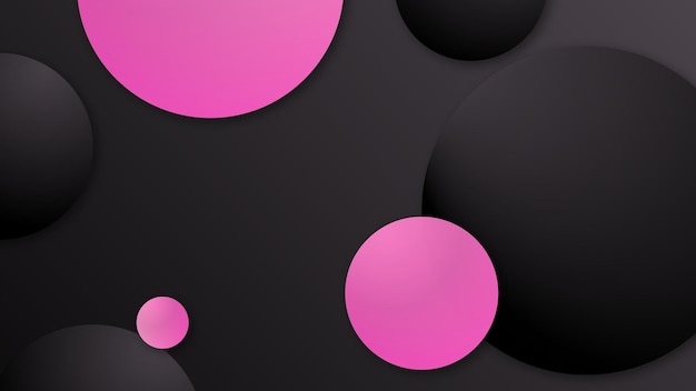 black and pink background design hd 4k in vector form easy to customize