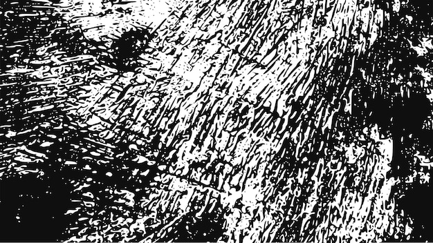Black and white abstract grunge texture background, vector grunge overlay effect