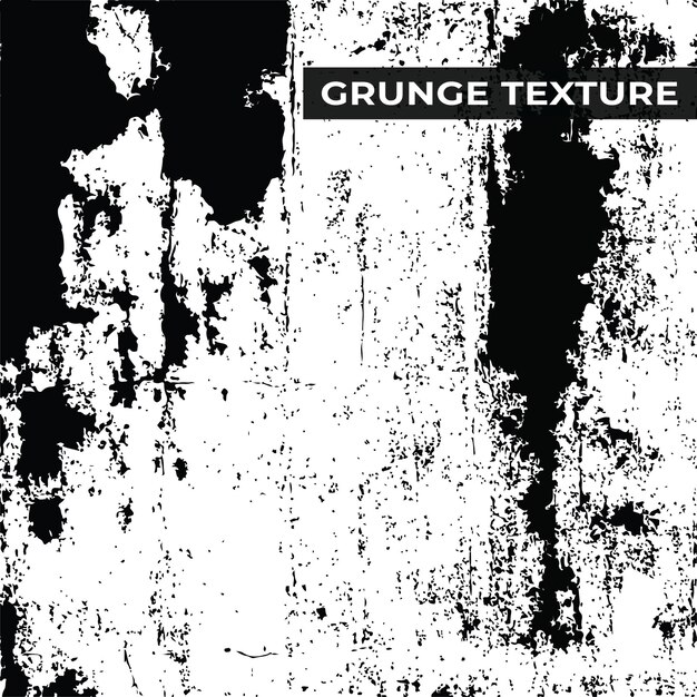 black and white abstract grunge texture background vector