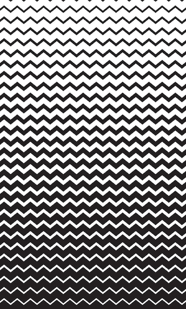 Black and white abstract zig zag lines background