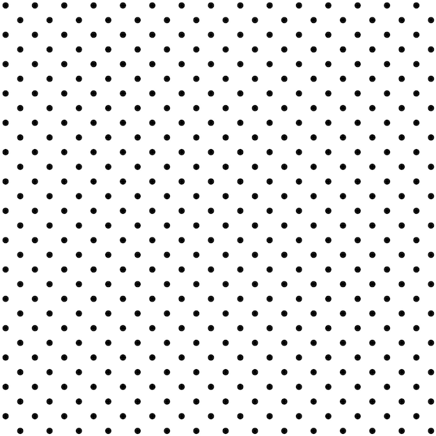 Black and White Dot Pattern