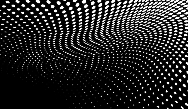 black and white dots halftone background