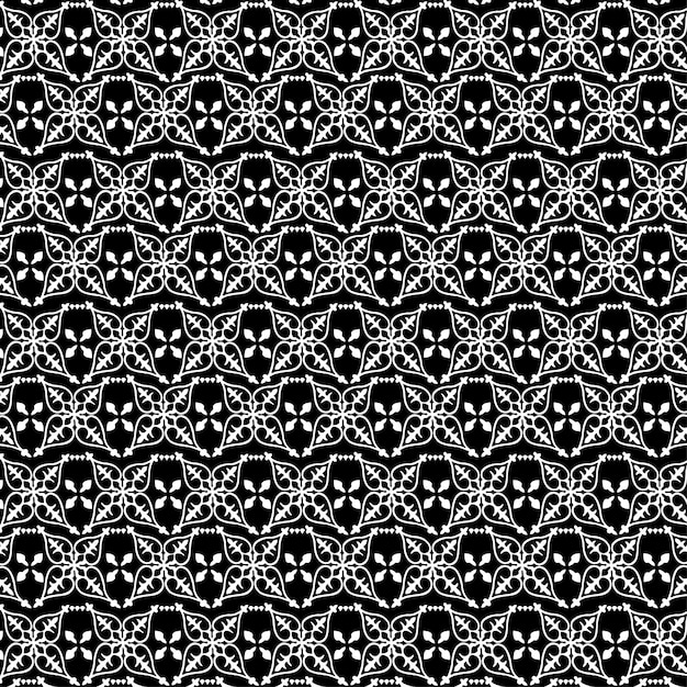 Black and white floral pattern black and white background